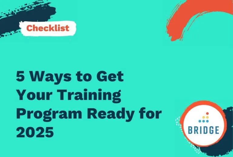 5 Ways to Get Your Training Program Ready for 2025 Checklist - Feature Image