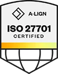 ISO 27701 certification badge