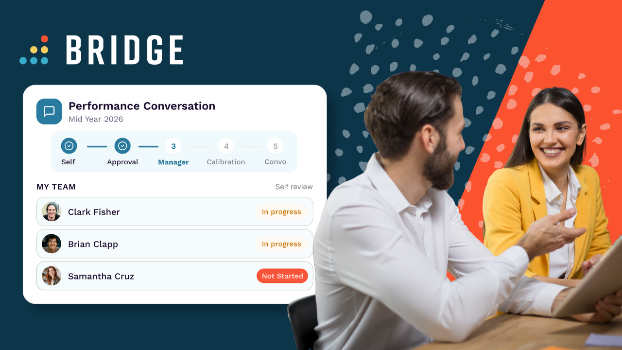 Bridge blog post: Create a performance plan with Bridge