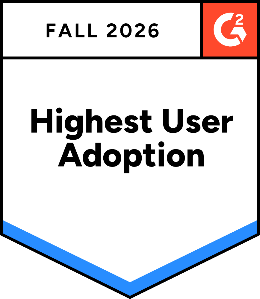G2 Fall 2026 Highest User Adoption