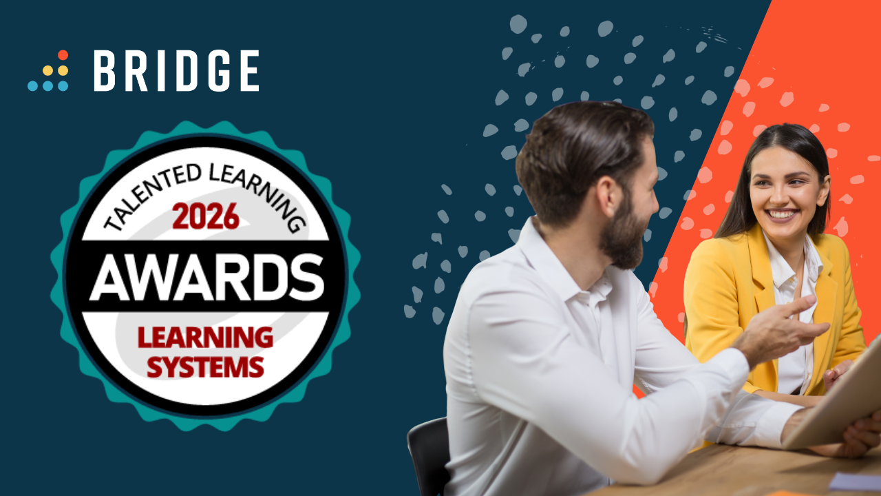 Bridge wins Talented Learning Best Employee LMS award