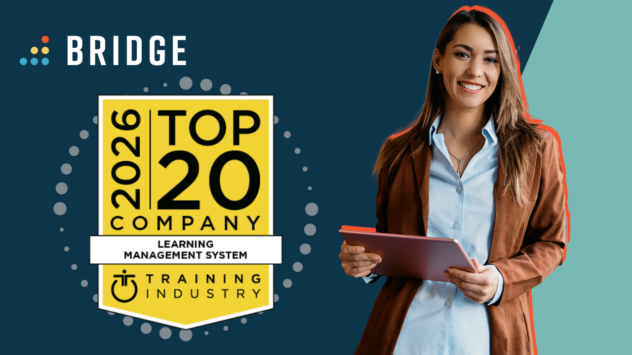 Bridge named on Training Industry top 2026 list