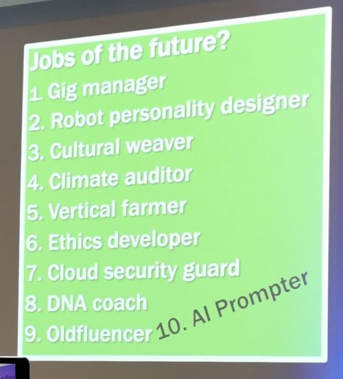 Robin's 10 future jobs