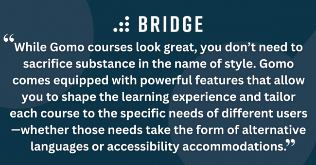 Unify Content Authoring and Distribution With Bridge - Blog Post - Pull Quote 1