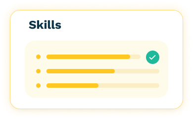 Homepage V3 hero skills mobile